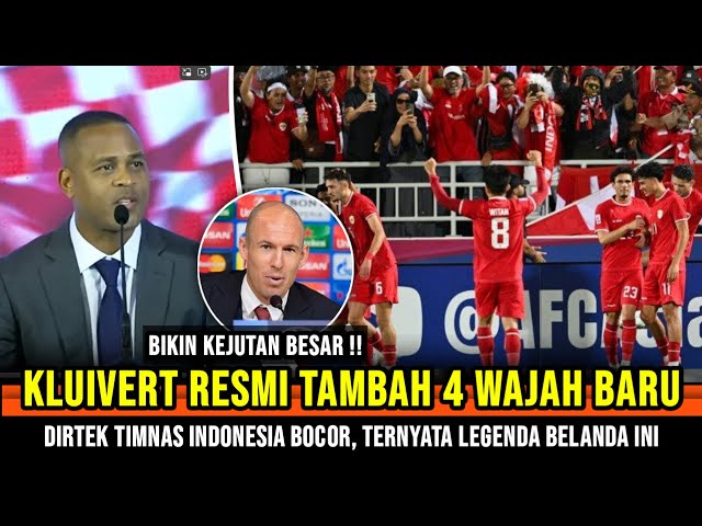 KEJUTAN BESAR ! Patrick Kluivert Tambah 4 wajah Baru ~ Dirtek Timnas Bocor Ternyata Legenda Belanda