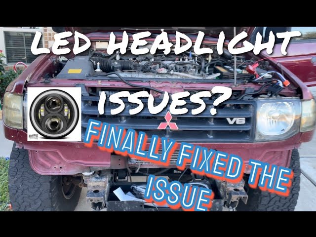 LED headlight issues on older cars and possible solution