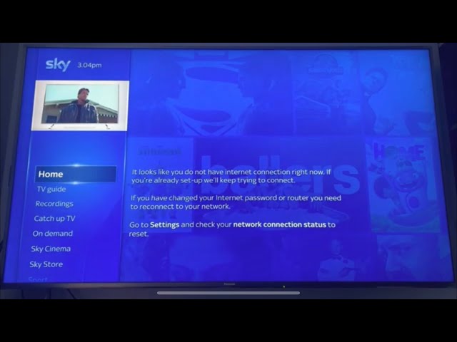 Sky Q How To Fix No Network Internet Issue