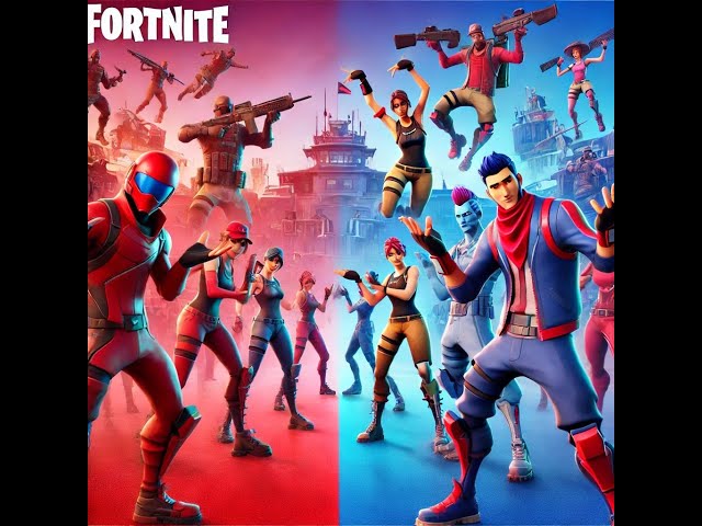 "Emote Battles & Red vs Blue Mayhem in Fortnite!"