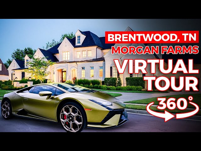 Experience Morgan Farms In Brentwood, Tennessee With This Immersive 360° Neighborhood Tour!