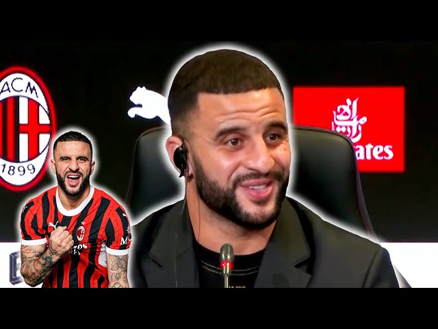 'Not a COMFORTABLE CONVERSATION WITH PEP!' | Kyle Walker UNVEILED at AC Milan after loan move