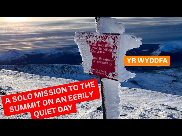 I went up Snowdon  (YR WYDDFA) in icy conditions. Vlog 109