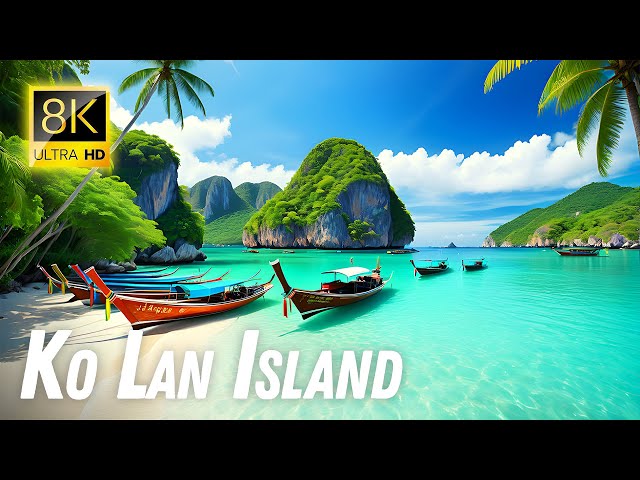 8K HDR Video: Exploring the Stunning Beauty of Ko Lan Island, Thailand | 8K Vistas