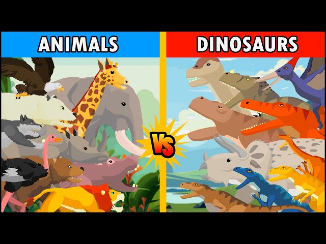 Dinosaur vs Wild Animals [S1] | Animal Animation