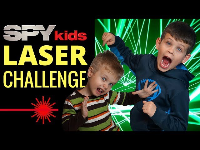 Laser Beam Obstacle Course For Kids