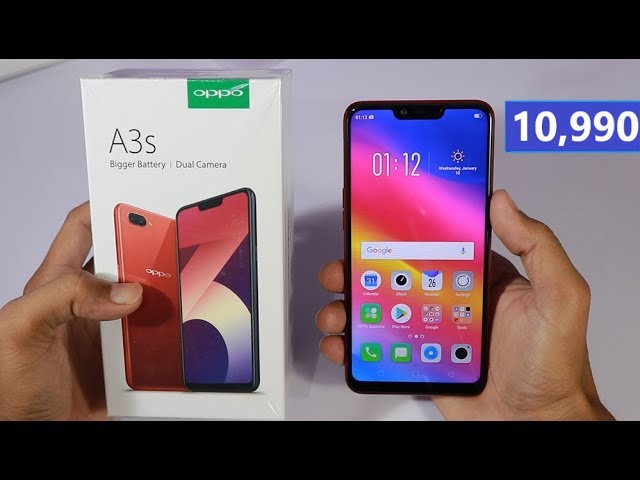 Oppo A3s Unboxing And Hands on Review in Hindi