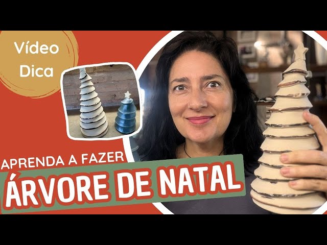 Como fazer uma Árvore de Natal de Cerâmica