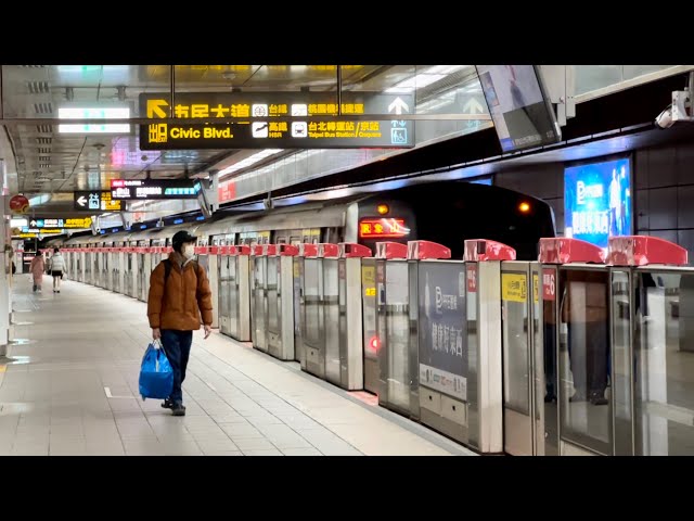 台北捷運 淡水信義線 C381型電聯車 台北車站離站