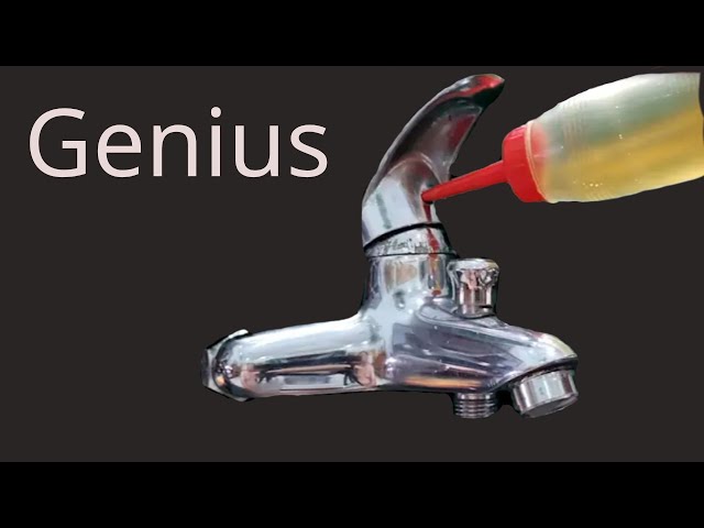 This technique was taught by a genius plumber