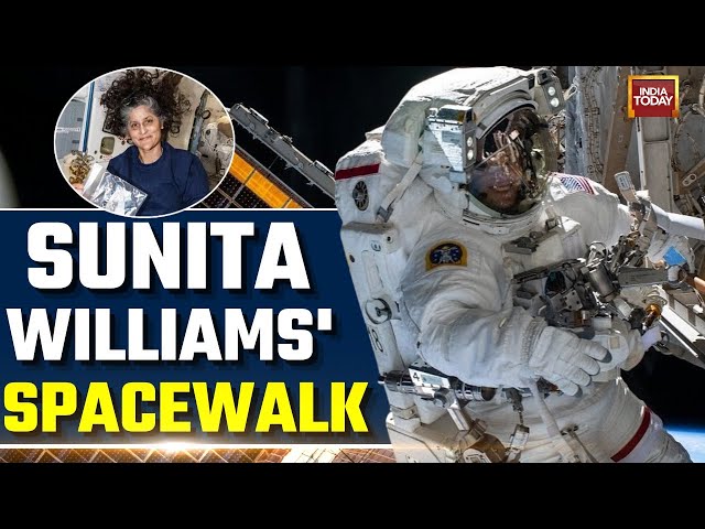 Spacewalk: Astronauts Sunita Williams & Butch Wilmore Perform Spacewalk | Sunita WIlliams News