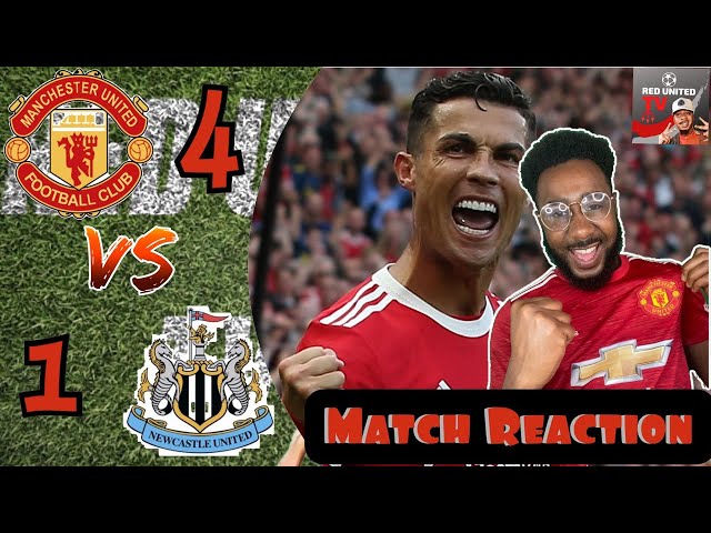 MANCHESTER UNITED VS NEWCASTLE UNITED | RONALDO'S DEBUT FOR MAN U | Match Reaction