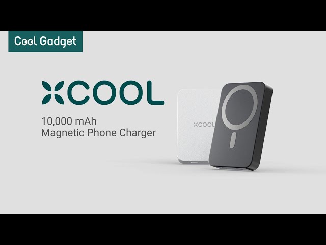 xCool 10,000mAh Portable Magsafe Wireless Battery Pack with USB C Cable