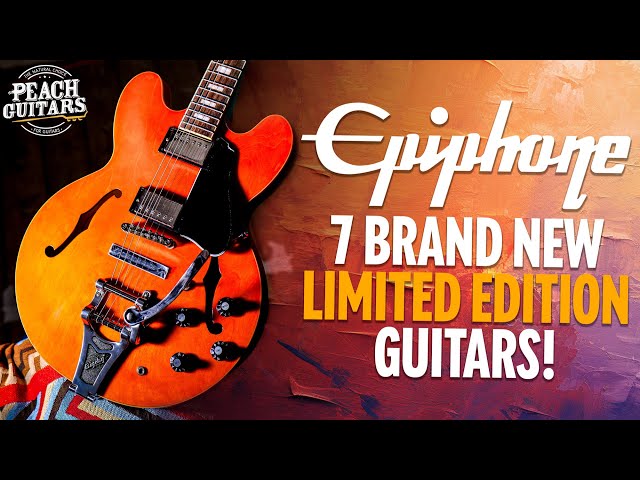 Limited Edition Epiphone Guitars! | Unique Takes On Classic Designs!