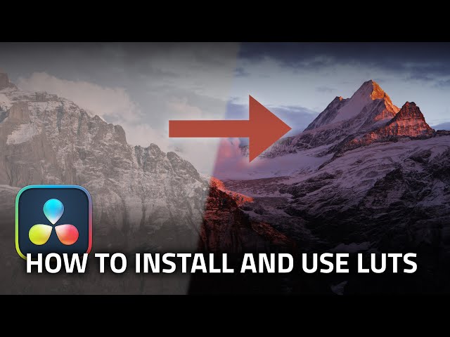 How To Install and Use LUTs (Lookup Tables) - DaVinci Resolve TUTORIAL