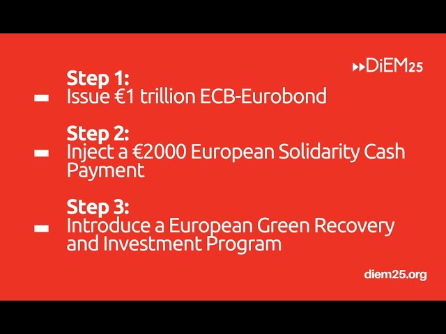 What Europe Must Do: our 3-point plan for dealing with COVID-19 depression | DiEM25