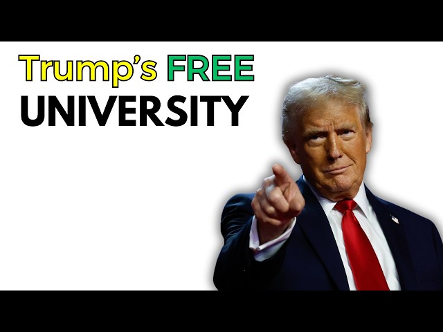 Donald Trump's NEW Free University "American Academy" vs. Trump University