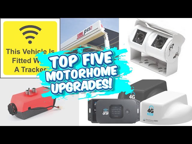 The TOP 5 Motorhome & Campervan UPGRADES!