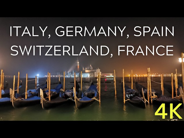 Wonders of Italy, Germany, Switzerland, France & Spain 🇪🇺Amazing Places in Europe🇪🇺Travel Video 2025