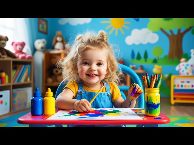 Painting Dandy's World | Creative Videos for Toddlers | JollieJingles