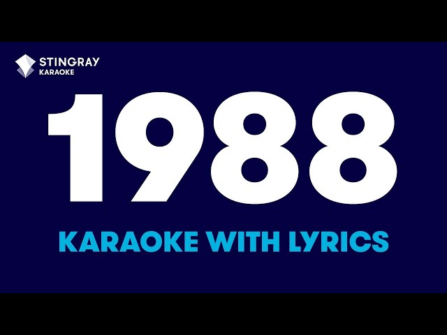 BEST SONGS FROM 1988 IN KARAOKE WITH LYRICS | Non Stop Karaoke Music Playlist by  @Stingray Karaoke