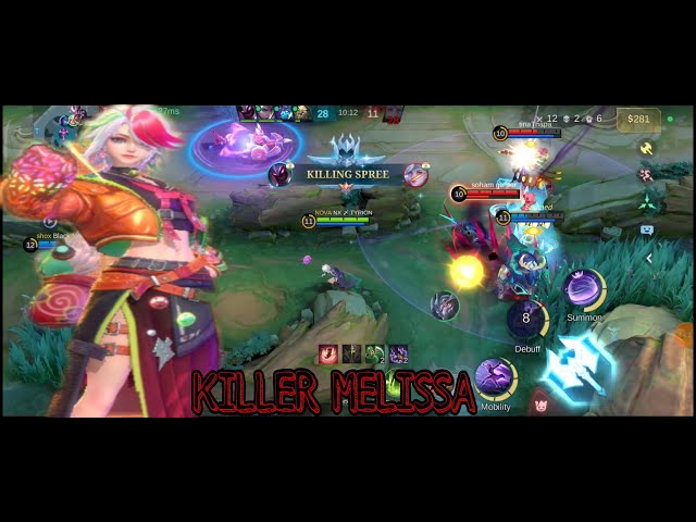 "MELISSA THE KILLER"Solo RANK PUSH ।। MOBA LEGENDS GAMEPLAY।। #gameplay #melissa #rankpush#solorank