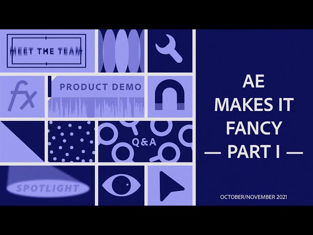 Premiere Pro: AE Makes it FANCY — Part I | Adobe Video Community Meet-up | Adobe Video