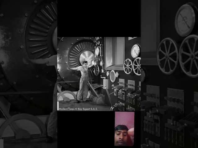 Charlie Chaplin - factory scene - modern Times (1936) #charliechaplin #nirajgboy