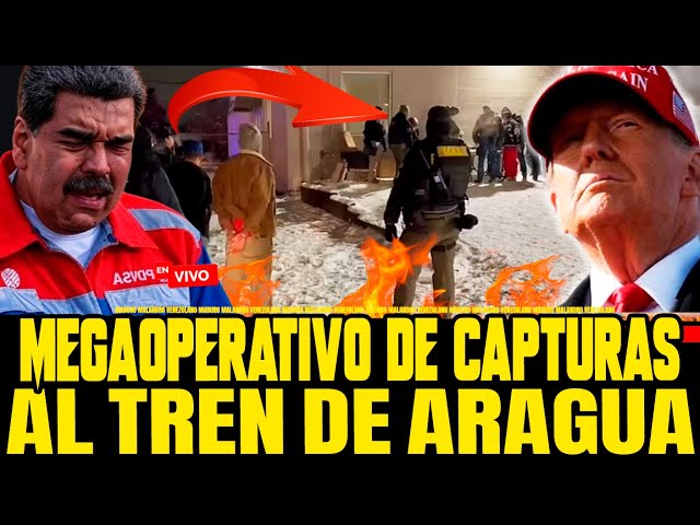 🔴ÚLTIMAS NOTICIAS! CAEN 50 DETENIDOS EN MEGAOPERATIVO DE LA DEA CONTRA EL TREN DE ARAGUA