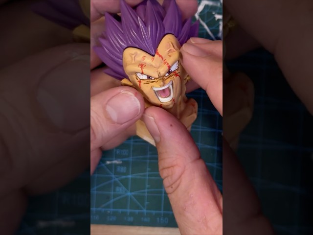 Making ULTRA EGO VEGETA from Dragon Ball Super Manga vs. Gas! #dragonball #vegeta #dbs