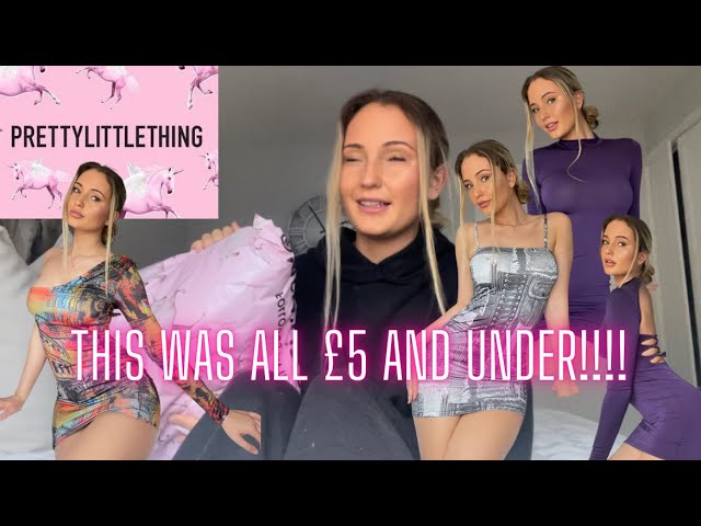 THESE WERE ALL UNDER £5?!😮😍🦄 Pretty little thing DRESS HAUL💜🌸🦄