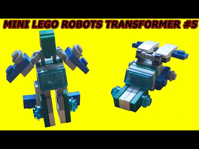 Lego Robot Mini Transformer Easy #05 | Lego Robot Mini Biến Hình Cực Dễ #05| Linakid TV