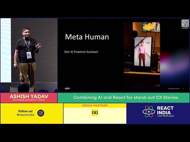 Combining AI and React for stand-out CX Stories - Ashish Yadav