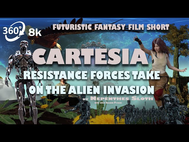 CARTESIA - 360/VR futuristic/fantasy scifi Short Film about fighting an Alien invasion 8k: