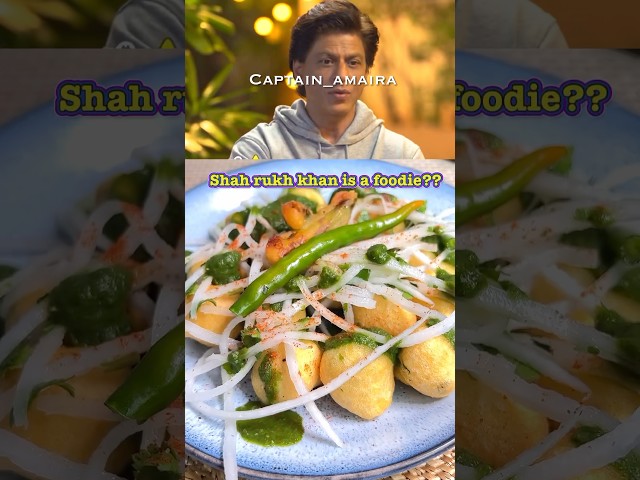 Shah rukh khan is a foodie he likes pakodas #shorts #ytshorts #celebrity #food #recipe #viralvideo