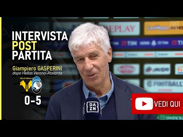 🎙️INTERVISTA CONFERENZA GASPERINI post VERONA-ATALANTA 0-5 | LE PAROLE DI GASPERINI   6/2