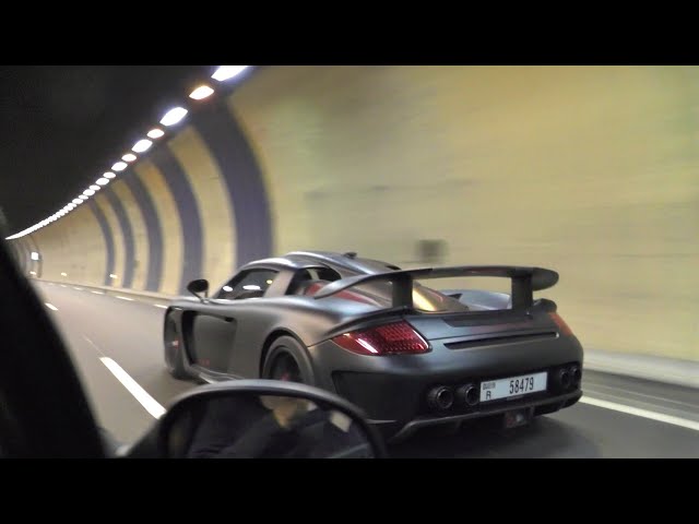 Gemballa Mirage GT - LOUD tunnel run !