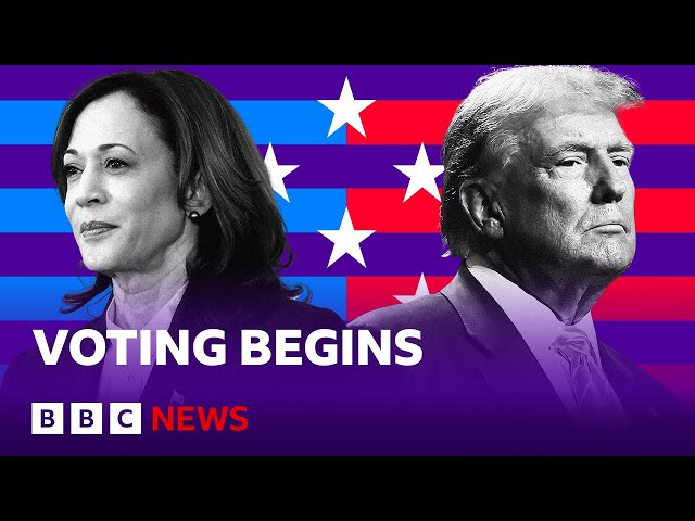 US election day voting begins | BBC News