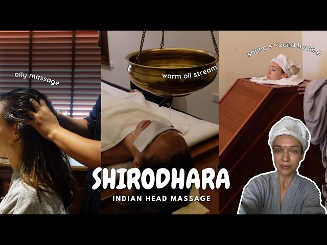 Ayurvedic Bliss: Shirodhara Warm Oil Therapy for Stress & Anxiety Relief | ASMR