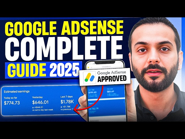 Google AdSense Tutorial 2025 (Create Account, Apply & Handle Rejections)