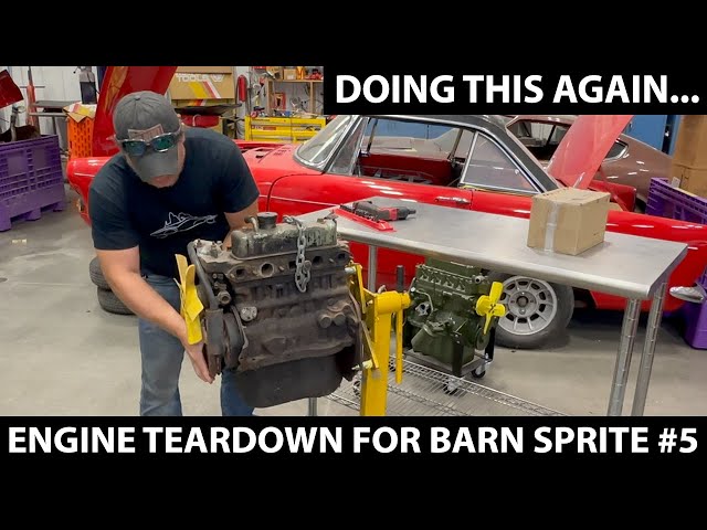 1275 Engine Tear Down for Barn Sprite Number Five