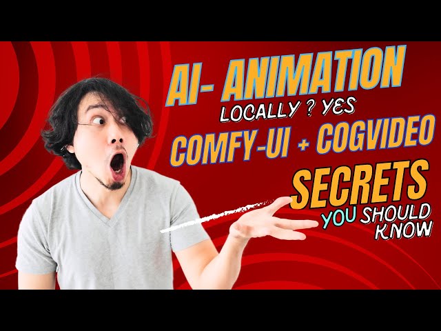 Free Ai Text to Animation video Generation Locally using ComfyUI and Cog Video Model