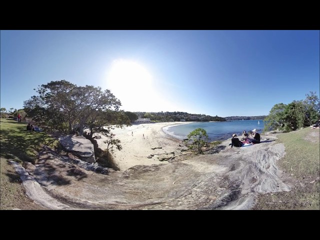 Balmoral Beach in Mosman NSW Australia (Sydney North Shore) 360 VR at 8K Stereoscopic