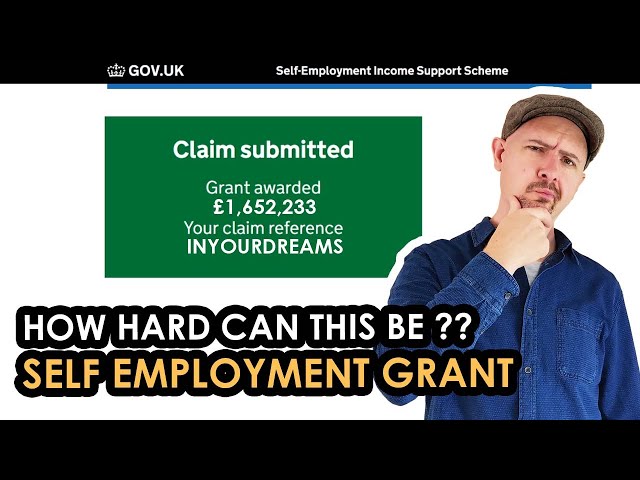 UK self employment grant - what does the application process look like?