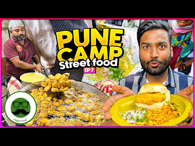 Pune Camp Street Food | Garden Vada Pav, Bhelpuri & More | Veggie Paaji