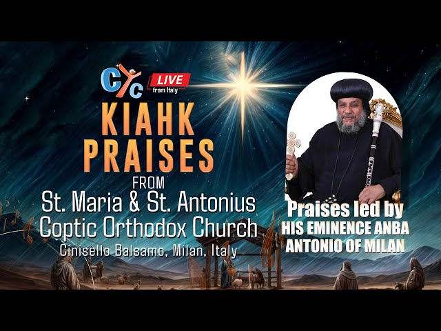 Kiahk Praises from St. Maria & St. Antonius , Milan, led by H.E. Bishop Antonio Bishop of Milan.