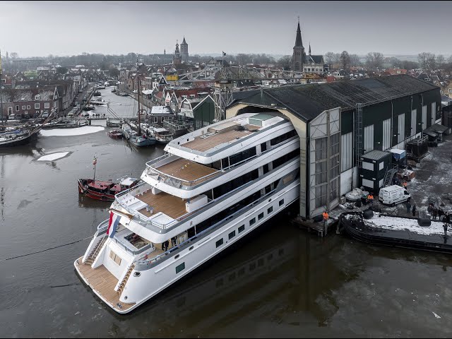 Royal Hakvoort Shipyard launch Project YN253