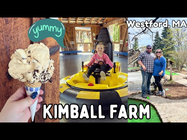 KIMBALL FARM | Best Mini Golf Course | 50 Homemade Ice Cream Flavors | THINGS TO DO IN MASSACHUSETTS