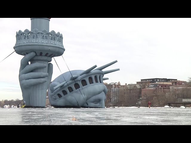 Lady Liberty makes her annual appearance at Wisconsin Hoofers’ Winter Carnival