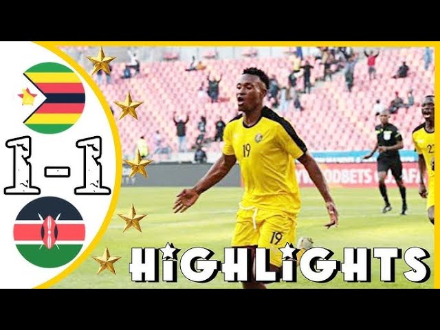 Zimbabwe vs Kenya 1-1 Highlights all goals 2024 Kenya vs Zimbabwe CAF Qualifiers